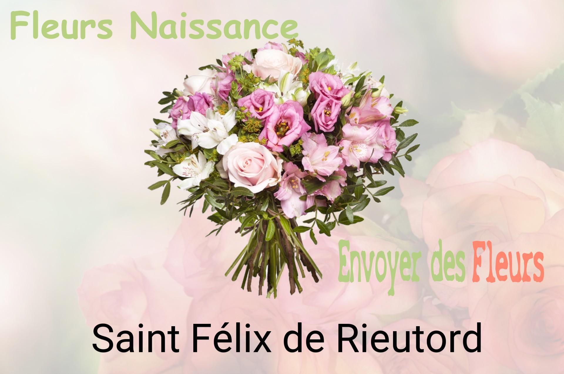 Bouquet de fleurs de naissance livré à Saint-Félix-de-Rieutord